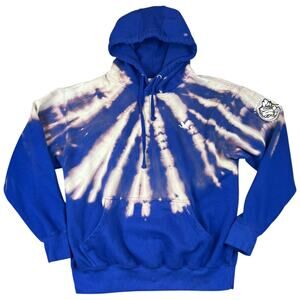 Chinatown Market Egrets Hoodie Blue Spiral Tie Dye Capsule Drop Streetwear - L